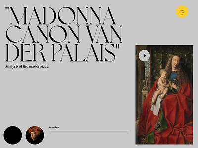 Flanders Digital Gallery art digital flanders gallery interactive minimal modern typography ui web