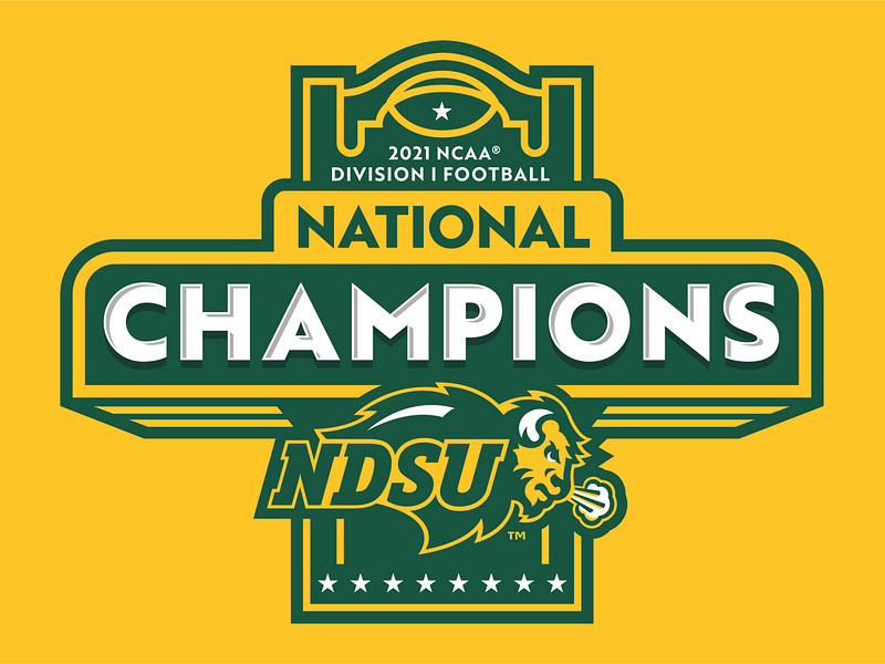 2021 NCAA DIVISION I FOOTBALL NATIONAL CHAMPIONS LOGO by Josh Lee on