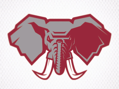 Rose-Hulman University Athletics Logo Concept brand design branding branding design design elephant football icon identity design illustration logo logo concept mascot sports vector