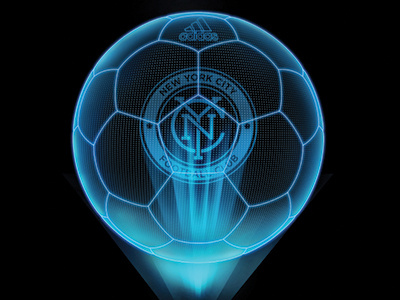 adidas MLS Apparel Graphic adidas apparel graphics brand design hologram illustration mls nycfc photoshop raster soccer soccer ball sport