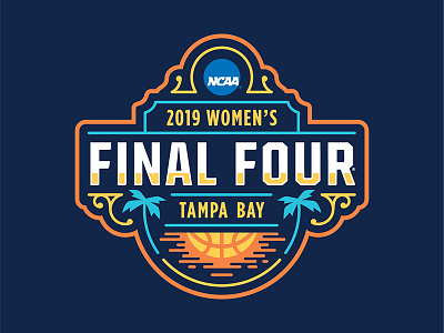 2019 Women's Final Four Logo basketball brand design branding college event branding final four identity design illustrator logo logo design logos ncaa sports design sports logos