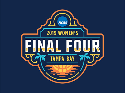 2019 Women's Final Four Logo basketball brand design branding college event branding final four identity design illustrator logo logo design logos ncaa sports design sports logos