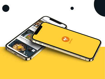OnPlate app colors food happy mobile app mobile design startup ui ux