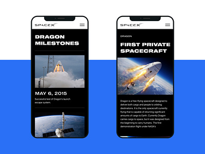 SpaceX Redesign (Dragon page)