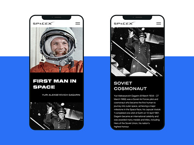 SpaceX Redesign (Article page)