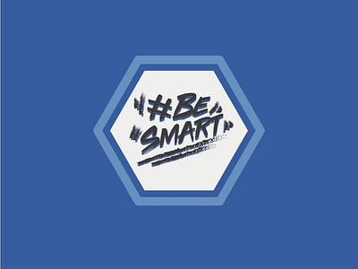 #BeSmart art decor besmart blue color concept design drawing elegant elegant font hashtag hashtaglettering icon illustration logo smart stickers symbol typography