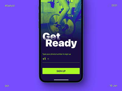 DailyUI - Sign Up for Spinning Class
