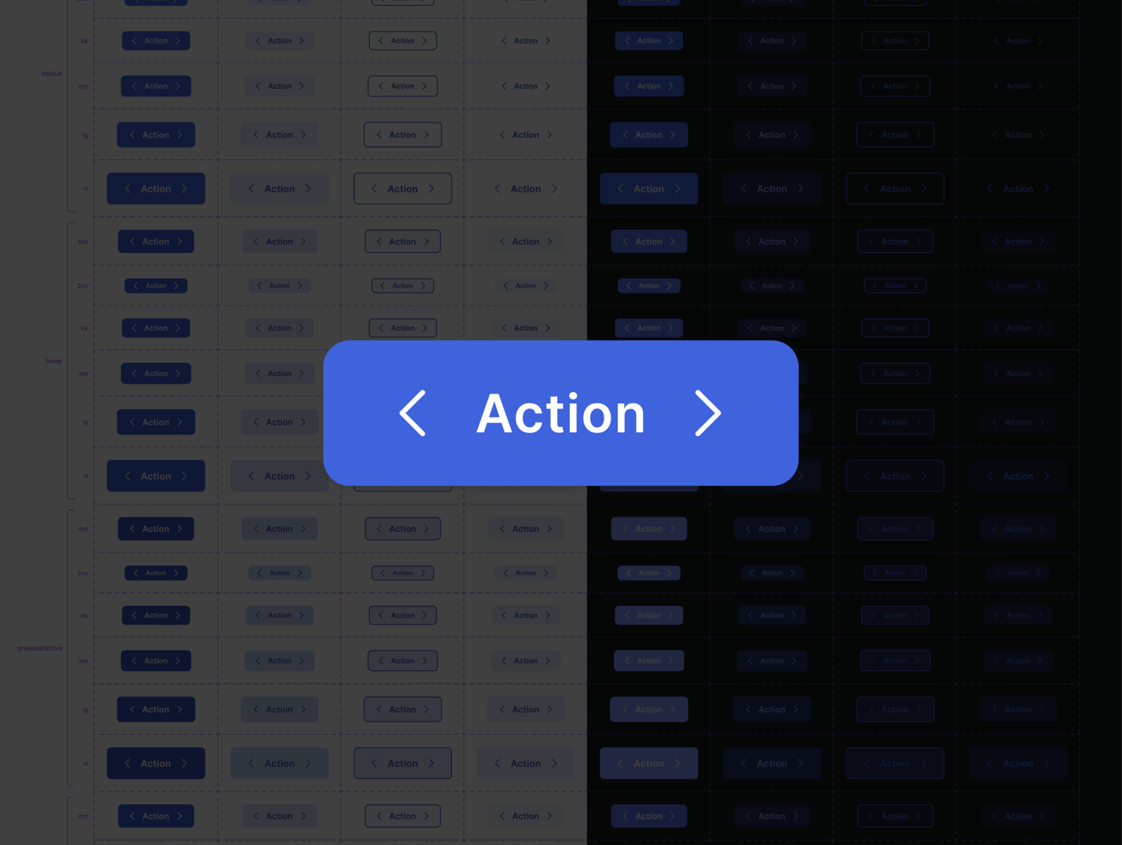 An ultimate button component by Edgaras Benediktavicius on Dribbble