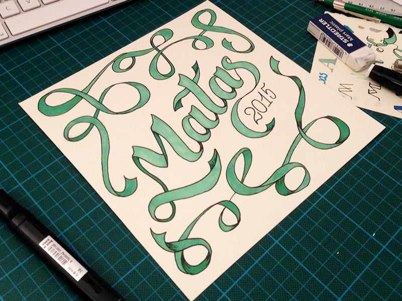 Hand Lettering Matas hand lettering typography lettering