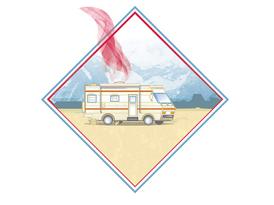 Innocent Weekend Camping | WIP breaking bad desert line meth rv smoke texture vector vehicle