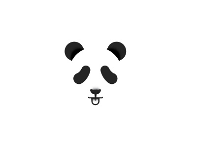 Great White (Space) Panda bamboo bear black illustration panda panda bear texture vector white whitespace