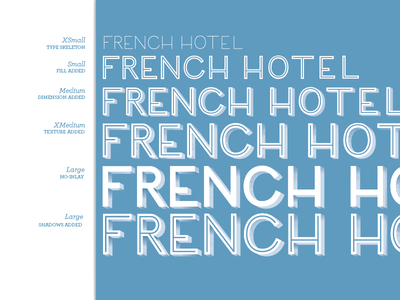 Biarritz Display blue detail display font french lettering scalable texture type design typography