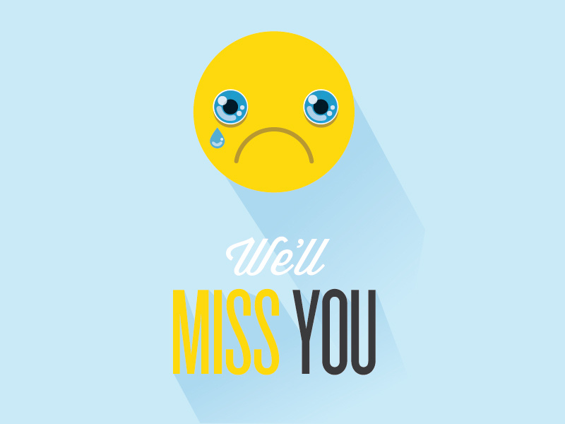 We'll miss you by Lane Kinkade on Dribbble