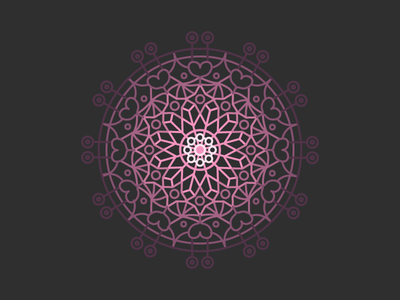 Mandala 041 design graphic design illustration mandala pink vector