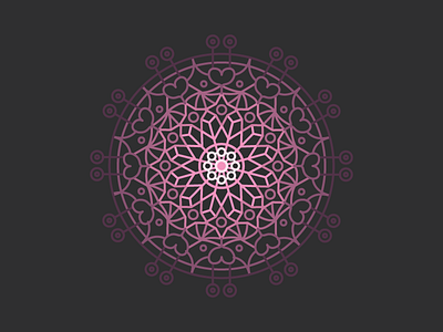 Mandala 041 design graphic design illustration mandala pink vector