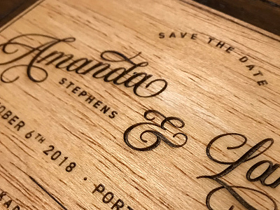 Save the Date (Lasercut)