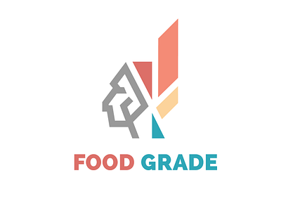 Food Grade Logo agriculture branding color design food logo native american person truck vector