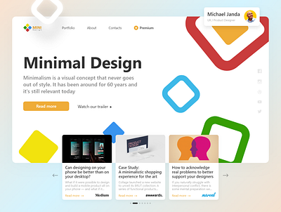 Minimal Design clean colors concept creation dashboard design interaction interface material minimal minimalism ui