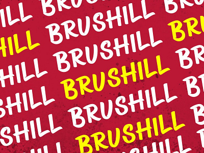 BRUSHILL - Handbrush Font