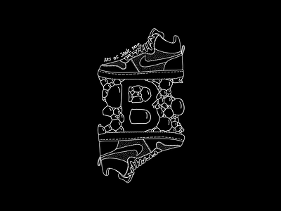 «Alphabet Of Sneakers» 36daysoftype07 alphabet art creative graphic illustration lettering letters logo sneakers type