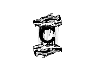 Alphabet Of Sneakers 36days 36daysoftype 36daysoftype07 alphabet art contest creative goodtype graphic illustration letterart lettering letters logo sneakerart sneakers type typegang typematters