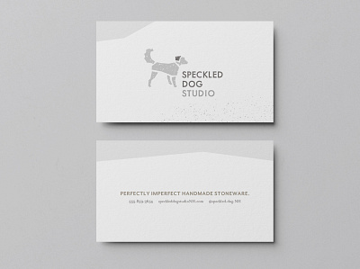 Speckled Dog Studio Business Card branding business card identity logo print