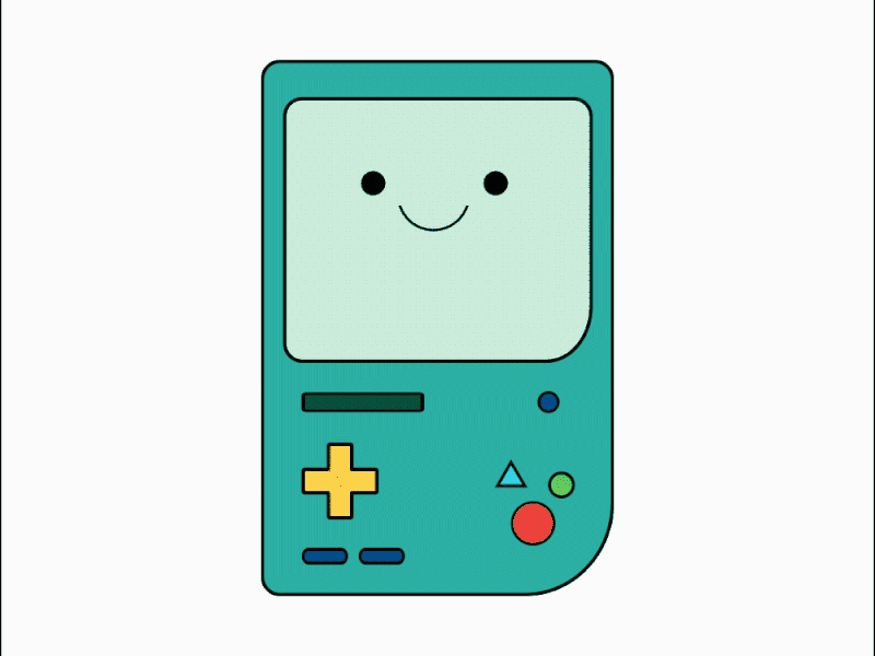BMO adventure time after effects aftereffects animate animation bmo gameboy gif illustration motion motion design motiondesignschool motiongraphics tetris