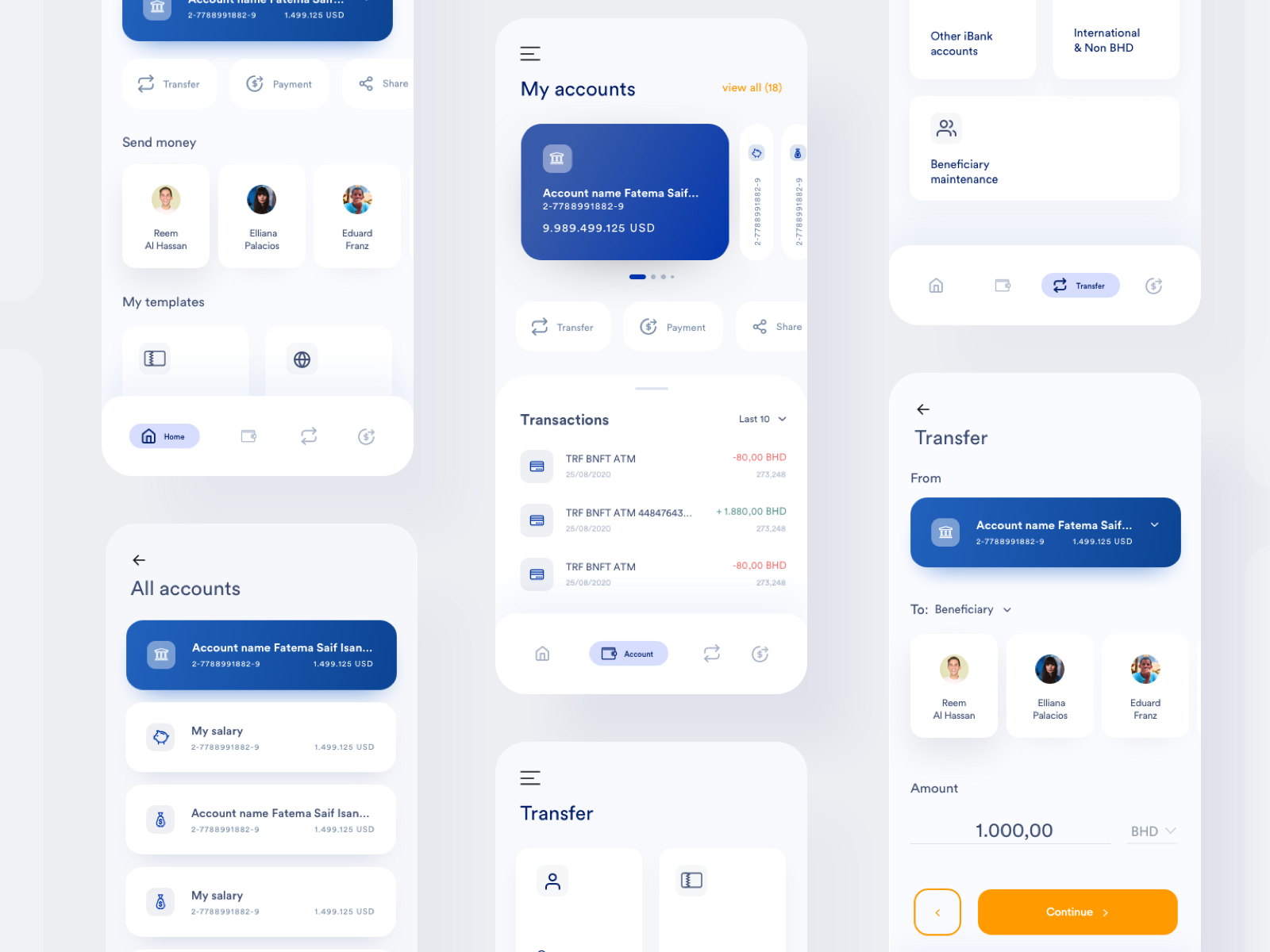 Mobile bank by Marta Rodrigues on Dribbble