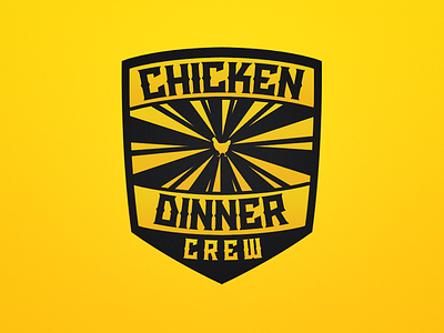 Chicken Dinner Crew Logo chicken chicken dinner chicken dinner crew logo crew logo esportsdesign esportslogo logo logodesign playerunknowns battleground pubg