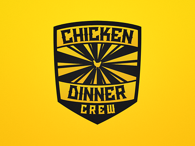 Chicken Dinner Crew Logo chicken chicken dinner chicken dinner crew logo crew logo esportsdesign esportslogo logo logodesign playerunknowns battleground pubg