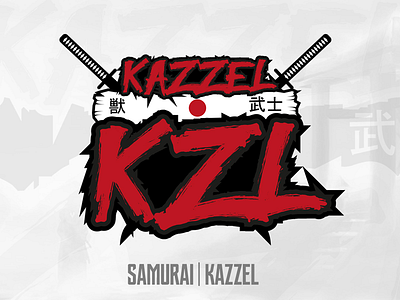 Kazzel "KzL" Logo japanstyle kazzel kzl logo logodesign