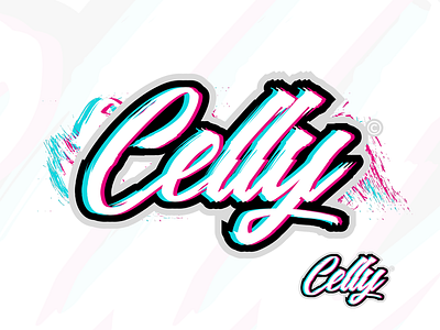 Celly Logo branding celly illustration lettering logo logodesign typography