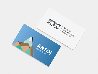 ANTODESIGN Business Cards branding busines card design designer flat graphic design logo vector