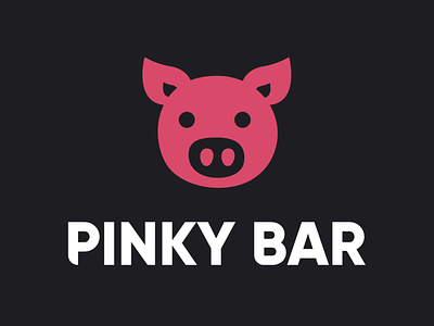 PINKY BAR Logo Design branding design designer graphic design logo vector