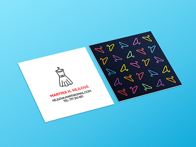 Personal Business Cards branding busines card design designer flat graphic design vector