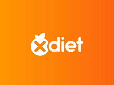 XDIET Logo Design branding design designer flat graphic design logo vector