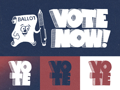 Vote Now! cartoon character design drawing election election day government illustration nostalgia oldschool retro vote voter voting