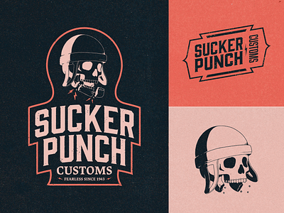 Sucker Punch Customs - Brand Identity