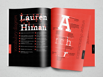Archer - Type Magazine editorial design magazine publication typography