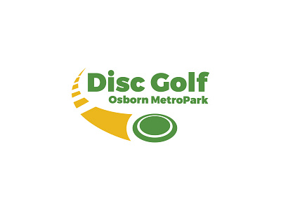 Disc Golf Logo disc frisbee golf logo motion park