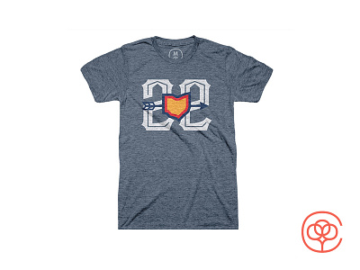 Tribe 22 arrow baseball cleveland cotton bureau indians ohio tribe tshirt windians