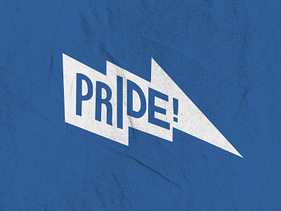 Pride bolt lettering lightning old school school spirit t shirt