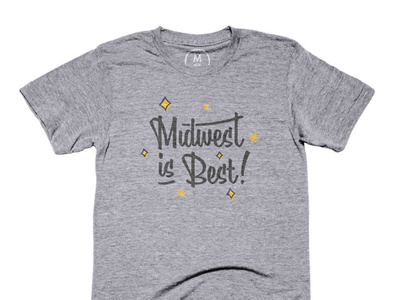 Midwest Is Best 60s dakota groovy illinois indiana iowa lettering michigan mid century midwest ohio retro
