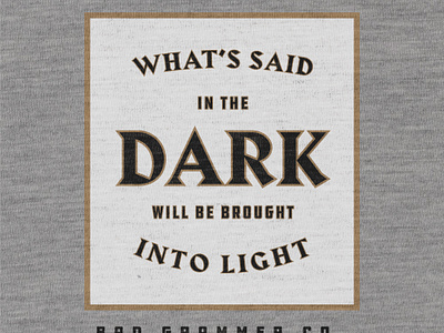 Said In The Dark dark dd ddc draplin gothic harbour magic ouija tarot tshirt