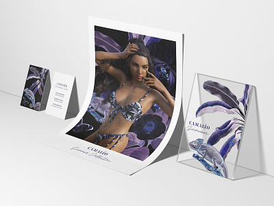 Camaléo 3d 3d character bikini branding business cards fashion fashion branding fashion prints logo luxury luxury branding pattern prints prints and patterns surface design surface patterns surface prints swimwear