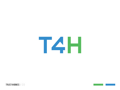 Trust4Homes V 2.0 branding homes logo realty vector