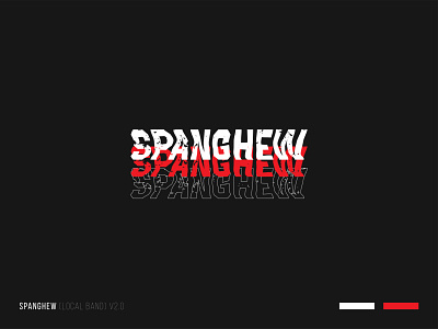Spanghew V 2.0 band bandmerch bands branding local logo typography