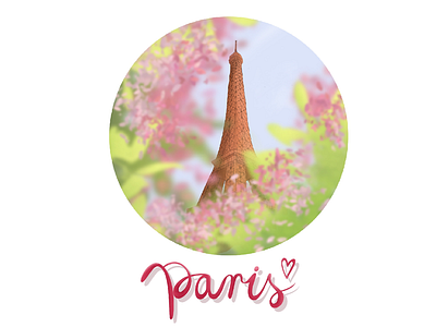 When soul wants spring and Paris🥰