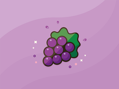 Grapeful art artwork design digital art digital illustration fresh fruit grape grapes illustration juice summer vector