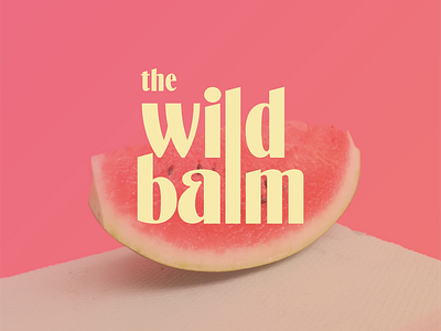 The Wild Balm - lip Balm #3 art artwork brand identity branding design digital art digital illustration illustration lip balm logo logo designer logos mockups photography ui unsplash vector watermelon